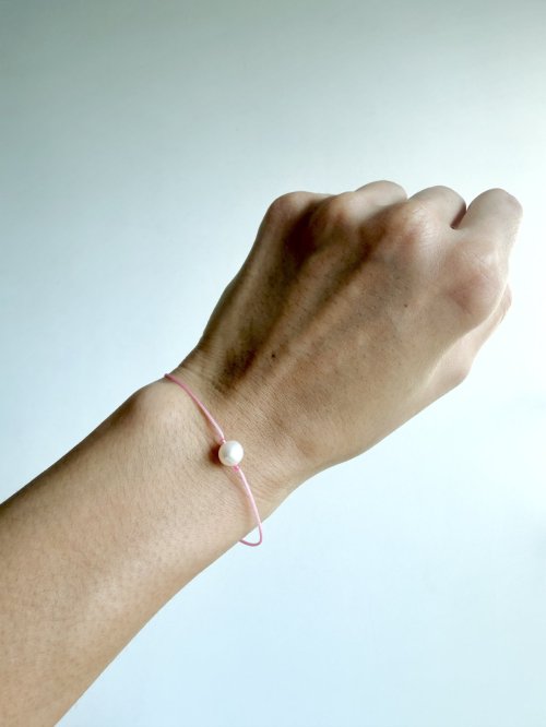 Box and Cross Pearl bracelet 