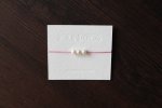 Box and Cross Triple-pearl bracelet 